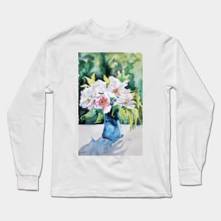 Still life with flowers Long Sleeve T-Shirt